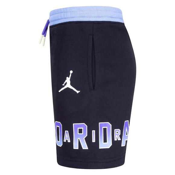Jordan Boys Childrens Day Shorts (Little Kids/Big Kids) Black 6 Little Kid - Picture 2 of 4